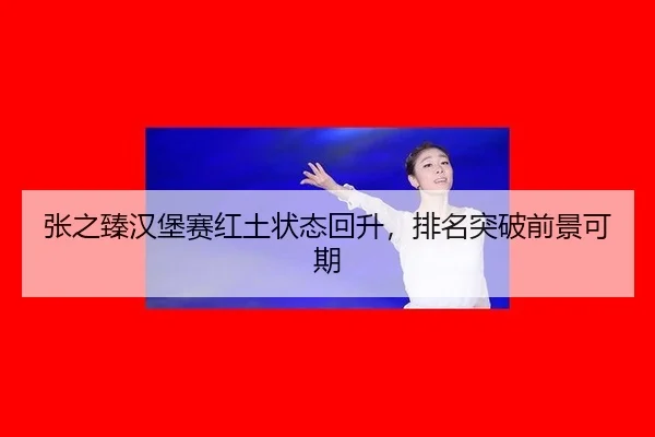 张之臻汉堡赛红土状态回升，排名突破前景可期